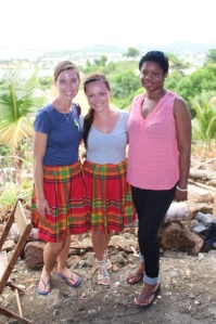 Rachel and I with our host mom. 