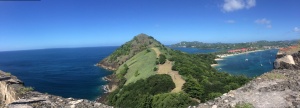 Pigeon Island- at the top of the fort! 